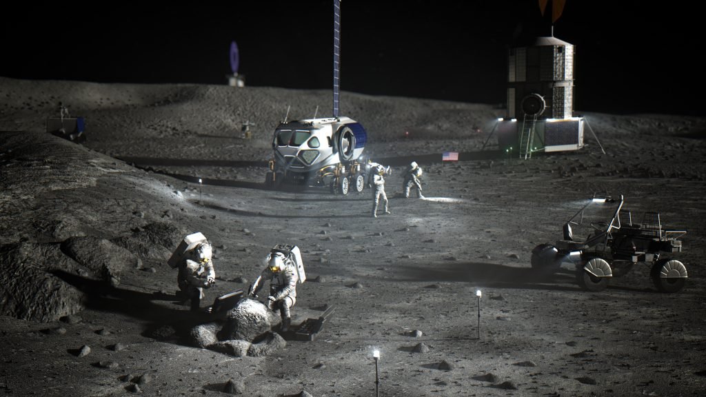 BASE CAMP ON MOON - CONCEPT 