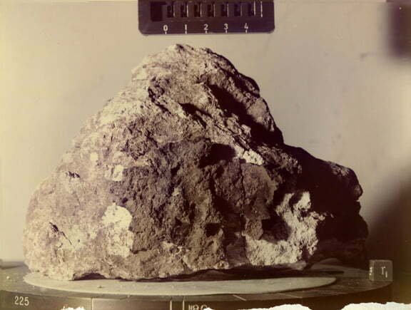 Moon rock sample collected in 1972 on the fifth moon mission by Apollo 16 astronauts. Finding origin of the Moon.